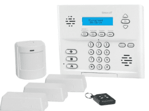 GE Simon XT Panel with sensors