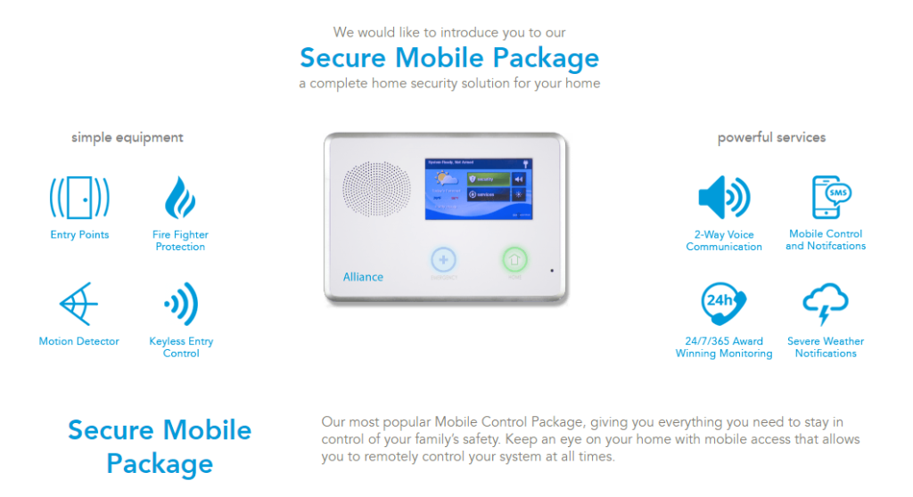 alliance basic security package